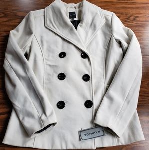 NWT- Rampage 100% Polyester Peacoat Womens Large